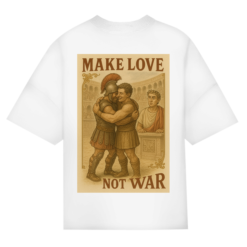 "Make Love Not War" White