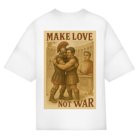 "Make Love Not War" White